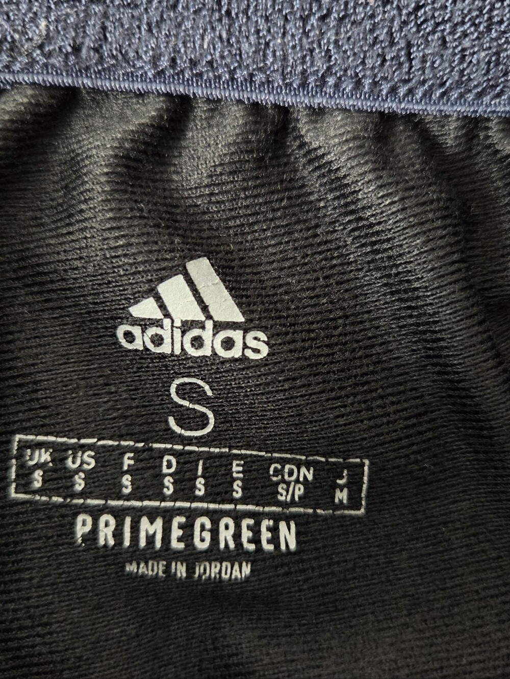 Adidas Primegreen Men's Small Athletic Pants Black With Gray Stripes - Picture 9 of 12